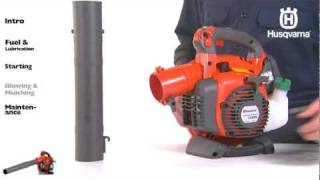 Husqvarna Handheld Blowers  Blowing amp Mulching [upl. by Mimi34]