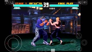 ePSXe Emulator 1915 for Android  Tekken 3 720p HD  Sony PS1 [upl. by Ailsun]