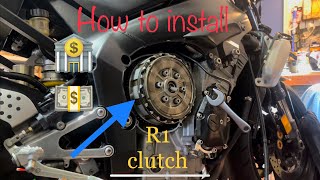 How to install r1 clutch 19982003 [upl. by Nagam357]