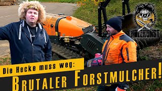 Fortstmulcher in Aktion  Holzkunst Scholz [upl. by Sonnie]