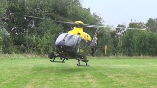 Police helicopter uses SIREN whilst taking off [upl. by Ahcarb]