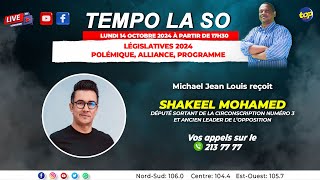 Tempo La So Michael Jean Louis Recoit Shakeel Mohamed [upl. by Magdau]