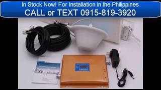 how to Install signal repeater  repeater in Metro Manila Philippines  09158193920 [upl. by Simonette]