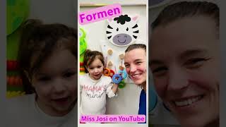 Formen  Wir finden einen Kreis  Lernen für Kleine mit Miss Josi MissJosi kids kindergarten [upl. by Mikes]