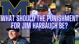 How Should The NCAA Punish Jim Harbaugh For The Sign Stealing Scandal [upl. by Bigner]