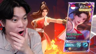 Review Skin Masha KOF Kita Gas Tipistipis  Mobile Legends [upl. by Peper]