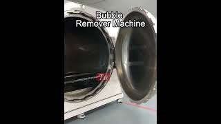 Air Bubble Remover Machine Big Industrial Screen Vacuum OCA Bubble Removal Jiutu [upl. by Liakim425]