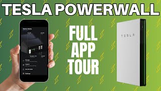 Complete Tesla App Walkthrough  Tesla Powerwall [upl. by Yrrej]