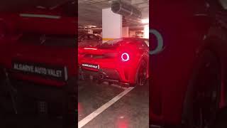 FERRARI 488 PISTA START UP EXHAUST SOUND [upl. by Hite]