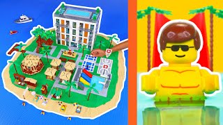 I built a LEGO PRIVATE ISLAND [upl. by Uchida999]