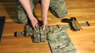 Airsoft battle belt setup TYR gunfighter [upl. by Pyotr]