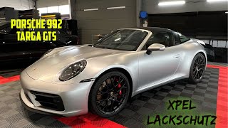 Porsche 992 Targa GTS XPEL Stealth PPF CUSTOMMADE Lackschutz Komplettfolierung how we do [upl. by Hildegard]