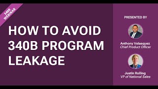 340B Webinar  How to Avoid 340B Program Leakage [upl. by Elacim]