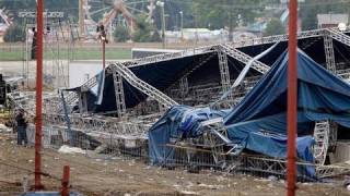 Stage Collapse Indiana State Fair 2011 [upl. by Atekram]