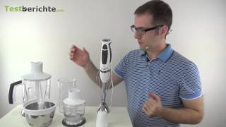 Braun Multiquick 5 Stabmixer im Test [upl. by Thorndike]