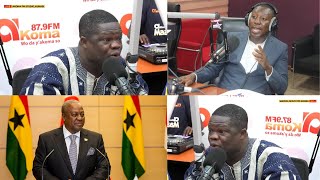 Fire Man  Afenyo Markin Dazed in disgrace as Asafo Agyei finishes him on Live Radio over [upl. by Jonah]