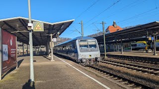 besonders Zug nach Aalen Betrieb Kopf und gespannter Woche 218 [upl. by Inoue]