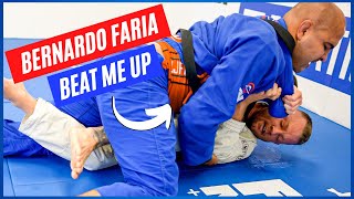 Bernardo Faria Vs Jordan Teaches Jiujitsu  BJJ Rolling Commentary [upl. by Animsaj]