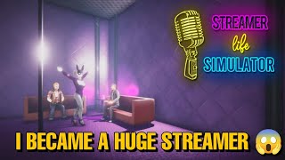 I Become A Huge Streamer 😱  STREAMER LIFE SIMULATOR 1 [upl. by Shoifet]