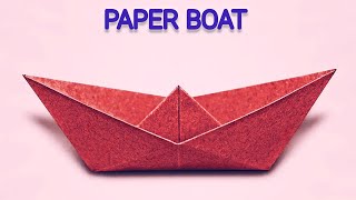 How to make Paper Boat  DIY Paper Boat at Home easy DIY Origami Boat [upl. by Ut]