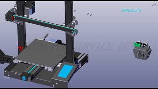 Service tutorial CR 6 SE replace X axis belt [upl. by Hairaza510]