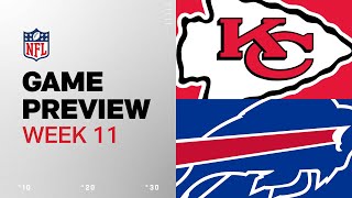 Kansas City Chiefs vs Buffalo Bills  2024 Week 11 Game Preview [upl. by Fayth]