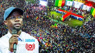 Direct • Meeting de Ousmane Sonko au Stade Amadou Barry une marée humaine mobilisée [upl. by Koppel]