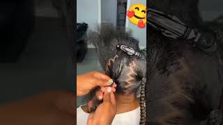 Cute and simple hairstyles for all types of hair 😍😘👌tiktok braids youtube lipglos makeupforyou [upl. by Aitra634]