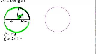 Arc Length Lesson Geometry Concepts [upl. by Eceinehs]