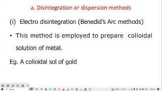 Preparation of lyophobic colloidsCHEM201BSc second year [upl. by Gasperoni254]