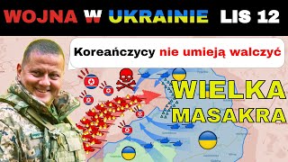 12 LIS Kim DzongUn UPOKORZONY Jednostka Szturmowa Rozbita W CIĄGU MINUT  Wojna w Ukrainie [upl. by Neufer906]