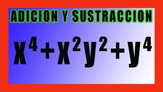 ✅👉 Trinomio Cuadrado Perfecto por Adicion y Sustraccion [upl. by Ahsitniuq190]