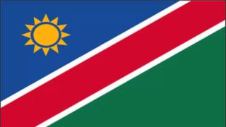 Namibia Flag and Anthem [upl. by Warwick797]