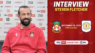 INTERVIEW  Steven Fletcher after Crewe Alexandra [upl. by Eissoj]