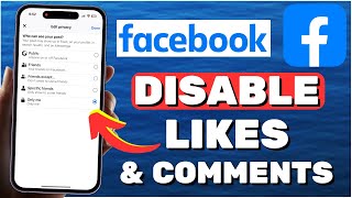 How to Turn OFF Likes and Comments on Facebook Profile Picture [upl. by Ahsimik655]