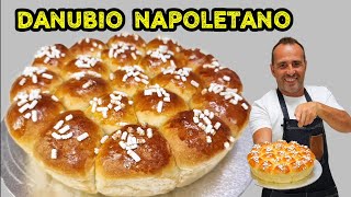 DANUBIO NAPOLETANO DOLCE FARCITO IMPASTO SOFFICE FATTO TOTALMENTE A MANO CORSO DI PASTICCERIA [upl. by Peterec]