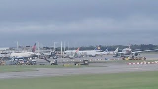 Morning Landing at Ezeiza International Airport EZE British Airways Boeing 777 [upl. by Nomde772]