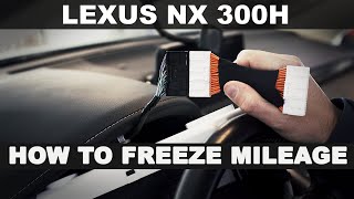 Odometer correction tool 👎 MILEAGE FREEZER 👍  LEXUS NX 300H [upl. by Drahsir]