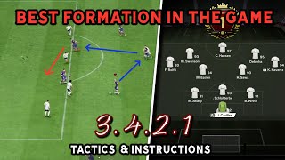 This 3421 is UNSTOPPABLE 🔥 Best META Tactics  EAFC 24 Tactics amp Instructions wGameplay [upl. by Risay730]