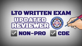 LTO Nonpro Written Exam REVIEWER Tagalog CDE 2021 Updated 40 Questions  LTO Exam LTO Reviewer [upl. by Ojimmas]