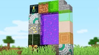 Making a NETHER Portal with RANDOM Drops Minecraft Randomizer Survival 2 [upl. by Liv]