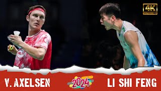 Badminton highlights I Viktor Axelsen vs Li Shi Feng II Kumamoto Japan masters 2024  semifinals [upl. by Khai]