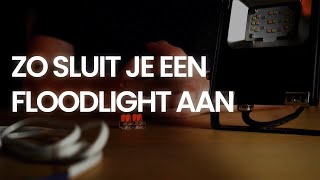 Zo sluit je een RGB CCT LEDfloodlight aan [upl. by Asiuol716]