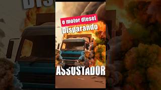 O motor a diesel disparado carros automobile diesel truck [upl. by Maria]