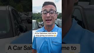 Some Car Salesman are mad about my advice dealership cardealership cardealer carsalesman [upl. by Fadiman]