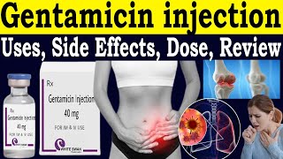 Gentamicin injection kis kaam aata hai  Gentamicin injection 40 mg Uses  Side Effects Dose [upl. by Aerdnak358]