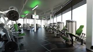 David Ross Sports Village  Gym Refurbishment Flythrough [upl. by Myrwyn]