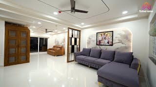 Home Tour  3BHK Apartment at My Home Tridasa  1840 Sft Interior Design  Tellapur Hyderabad [upl. by Jacobo]