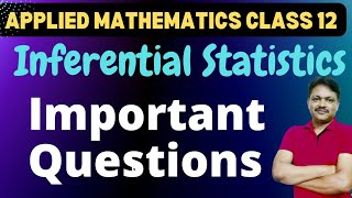 inferential statistics important question  Applied maths class 12  gaur classes [upl. by Entruoc744]