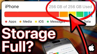 How To Free Up TONS Of iPhone Storage 2023 [upl. by Hardner]